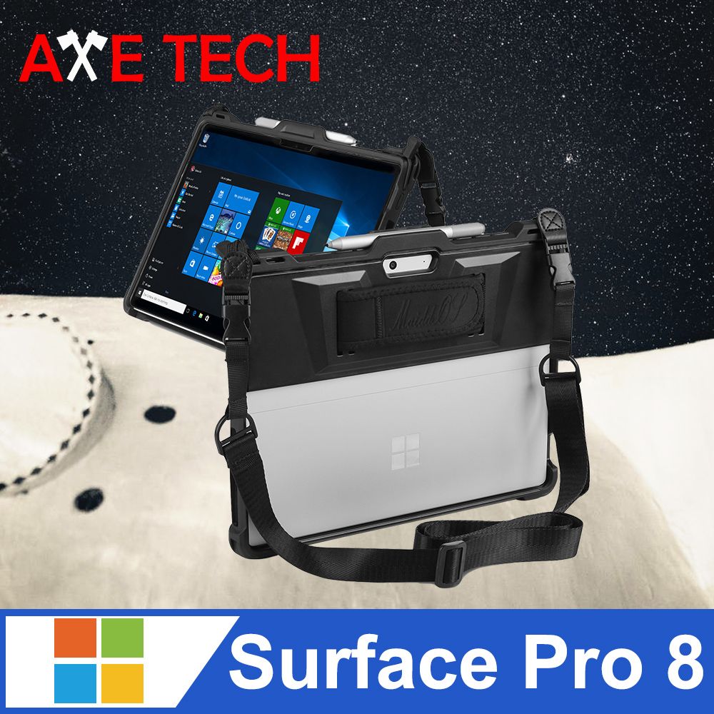 AXE TECH  Surface Pro 8 強固型軍規防摔殼 - 黑色