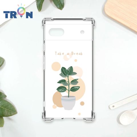 TRON GOOGLE Pixel 7A 清新文青風格盆栽 四角防摔殼 手機殼
