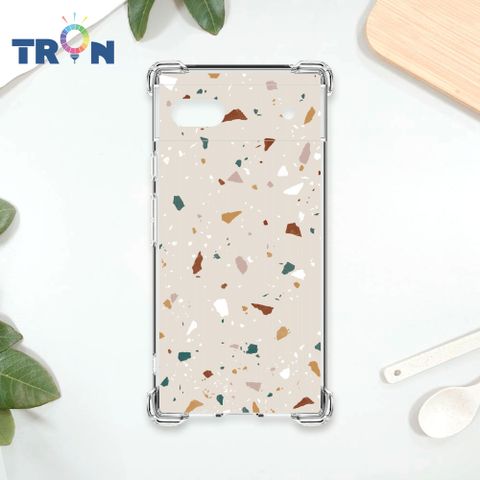 TRON GOOGLE Pixel 7A 彩色幾何小磨石子B款 四角防摔殼 手機殼