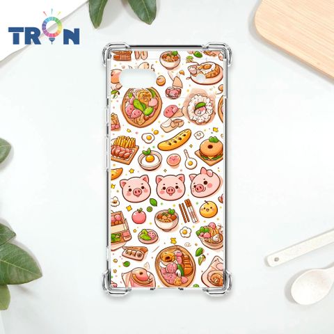 TRON GOOGLE Pixel 7A 小豬與食物系列 四角防摔殼 手機殼