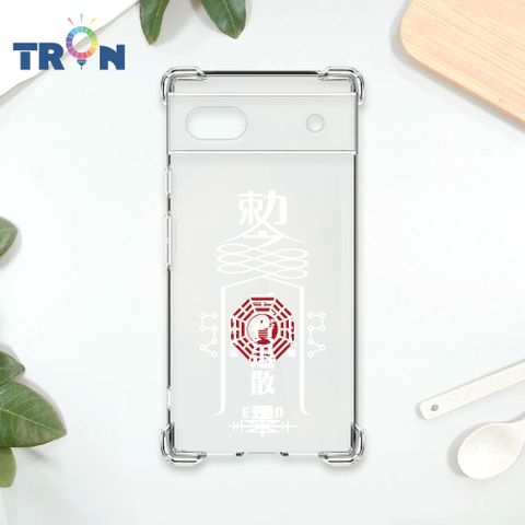 TRON GOOGLE Pixel 7A 白色現代符咒 四角防摔殼 手機殼