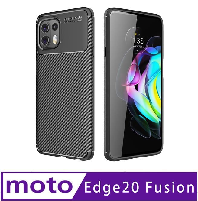 Motorola Edge 20 Fusion 5G 碳纖維紋手機殼保護殼保護套- PChome 24h購物