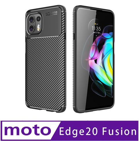 Motorola Edge 20 Fusion 5G 碳纖維紋 手機殼 保護殼 保護套★耐衝擊 軟邊 硬殼 氣囊 防撞 防摔 防滑 防刮 空壓殼 四角加厚 四角防摔 鏡頭加高 散熱 不留指紋 鏡頭防護