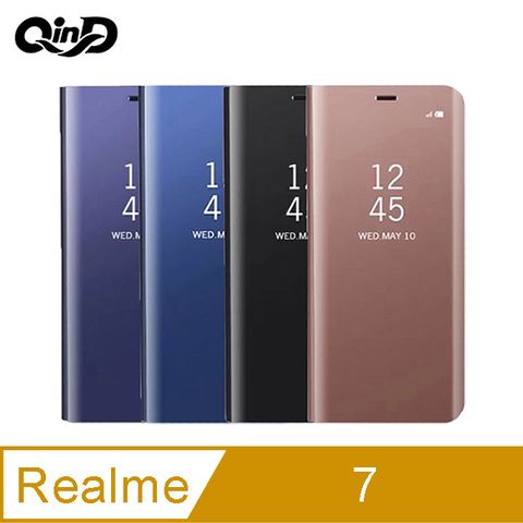 QinD Realme 7 透視皮套
