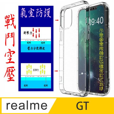 realme 空壓氣墊防摔保護套/空壓殼 For:  GT