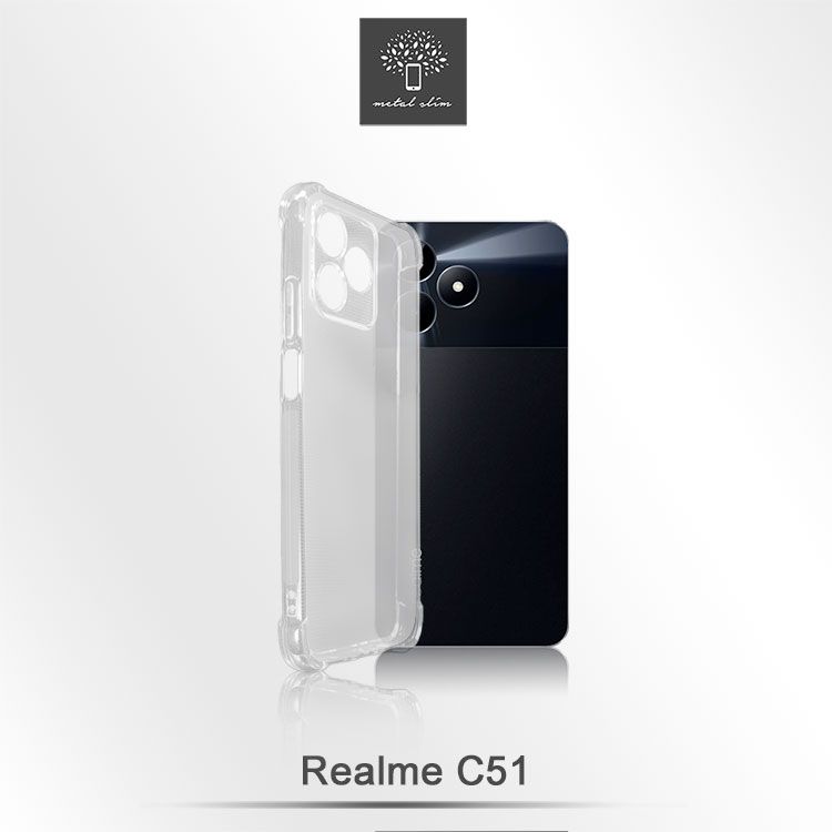 Metal-Slim Realme C51 精密挖孔 強化軍規防摔抗震手機殼