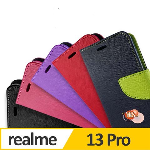 realme 13 Pro 5G  /  realme13 Pro+   5G  ( 6.7 吋 )      新時尚 - 側翻皮套