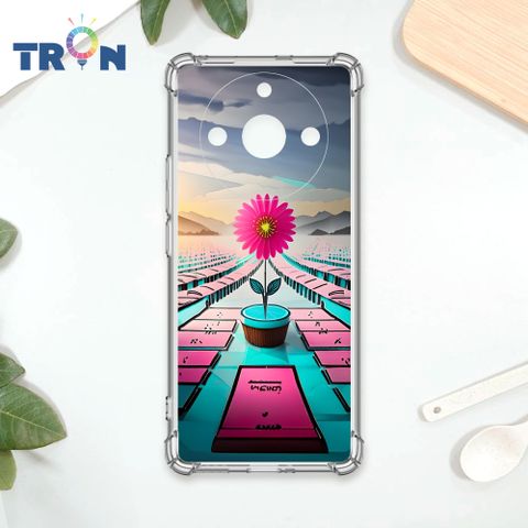 TRON REALME 11 PRO 桃藍色花朵系列 四角防摔殼 手機殼