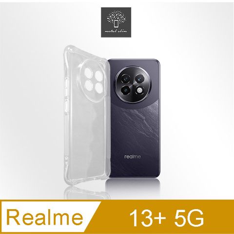 Metal-Slim Realme 13+ 5G 精密挖孔 強化軍規防摔抗震手機殼