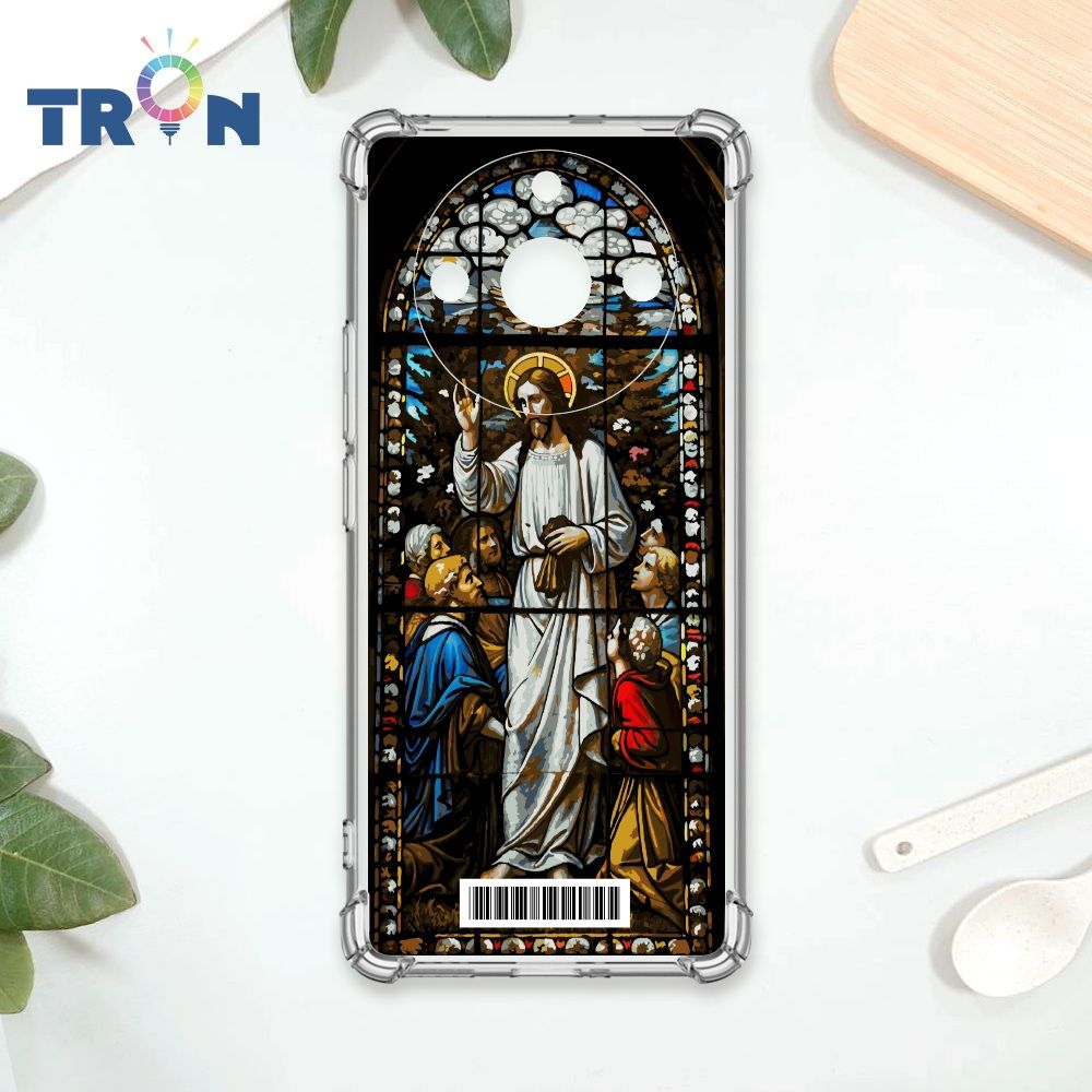  TRON REALME 11 PRO+  耶穌彩繪玻璃  載具 四角防摔殼 手機殼