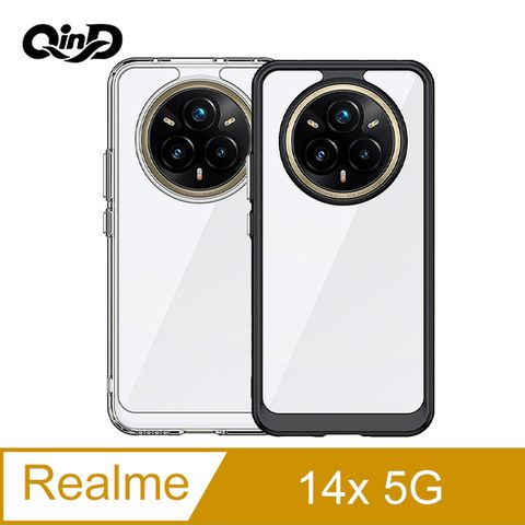 QinD realme 14x 5G 雙料太空殼