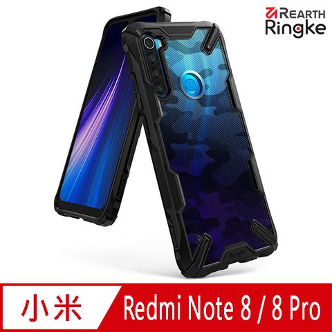 Ringke Fusion X Design紅米 Redmi Note 8 / 8 Pro 透明 PC 防刮背蓋 + TPU 防摔防撞邊框 手機保護殼
