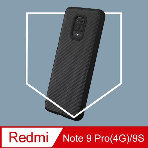 【犀牛盾】紅米 Note 9 Pro (4G) / 9S (6.67吋) SolidSuit 經典防摔背蓋手機保護殼-黑色