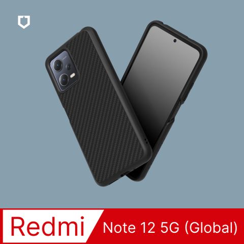 【犀牛盾】紅米 Redmi Note 12 5G (6.67吋) SolidSuit 防摔背蓋手機保護殼-碳纖維紋路