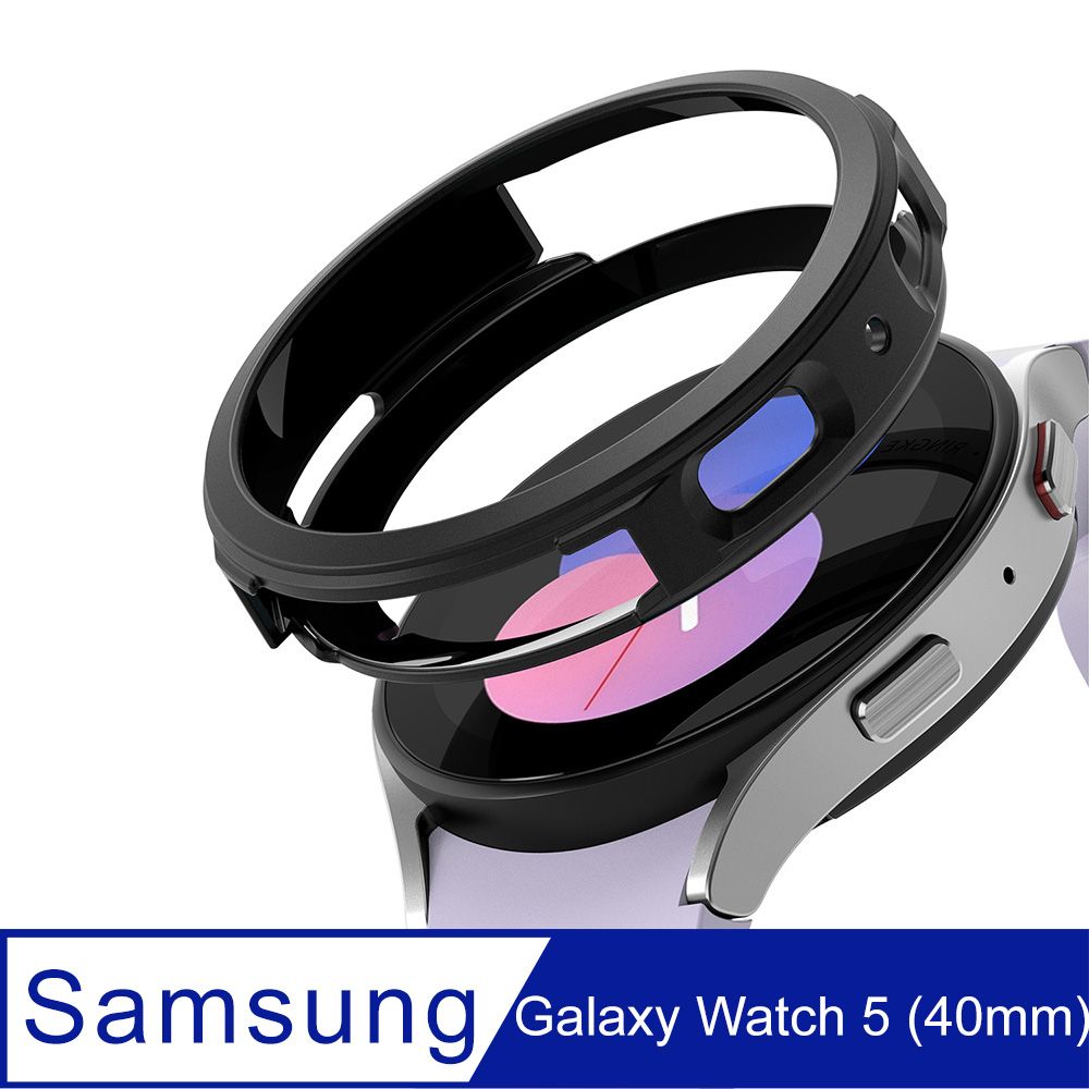 Samsung 三星 Rearth Ringke  Galaxy Watch 5 (40mm) 手錶抗震保護套(黑)