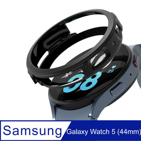 Rearth Ringke 三星 Galaxy Watch 5 (44mm) 手錶抗震保護套(黑)