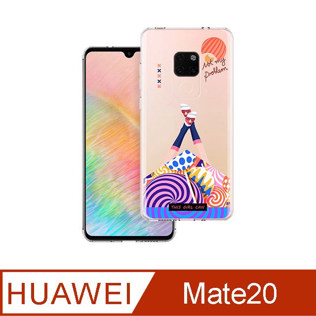 MOMAX 摩米士  Huawei Mate 20 防摔保護軟殼-糖果色女孩 (CPHWM20P)