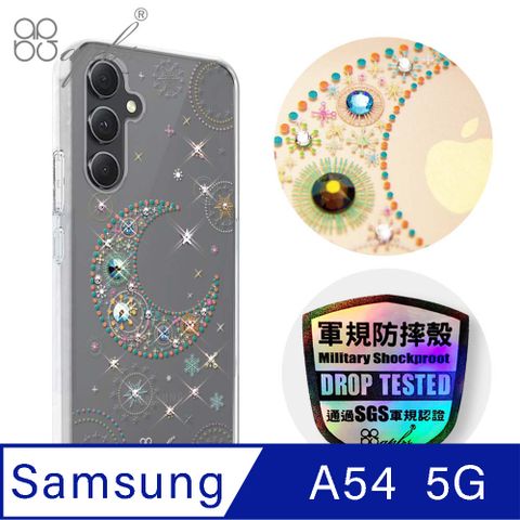 APBS apbs Samsung Galaxy A54 5G 輕薄軍規防摔水晶彩鑽手機殼-星月