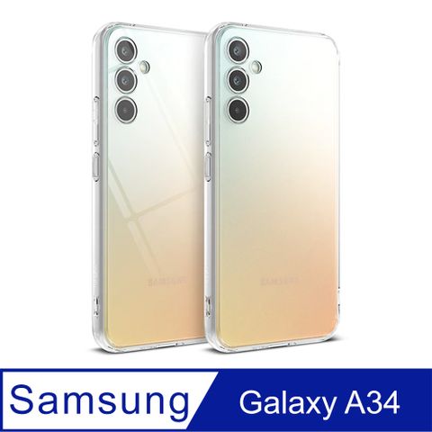 Rearth 三星 Galaxy A34 5G(Ringke Fusion) 抗震保護殼
