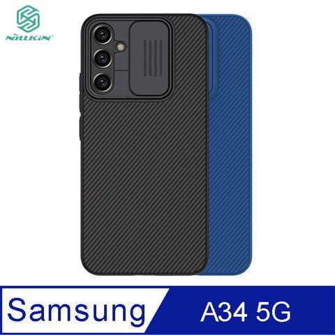 NILLKIN 耐爾金 SAMSUNG Galaxy A34 5G 黑鏡保護殼