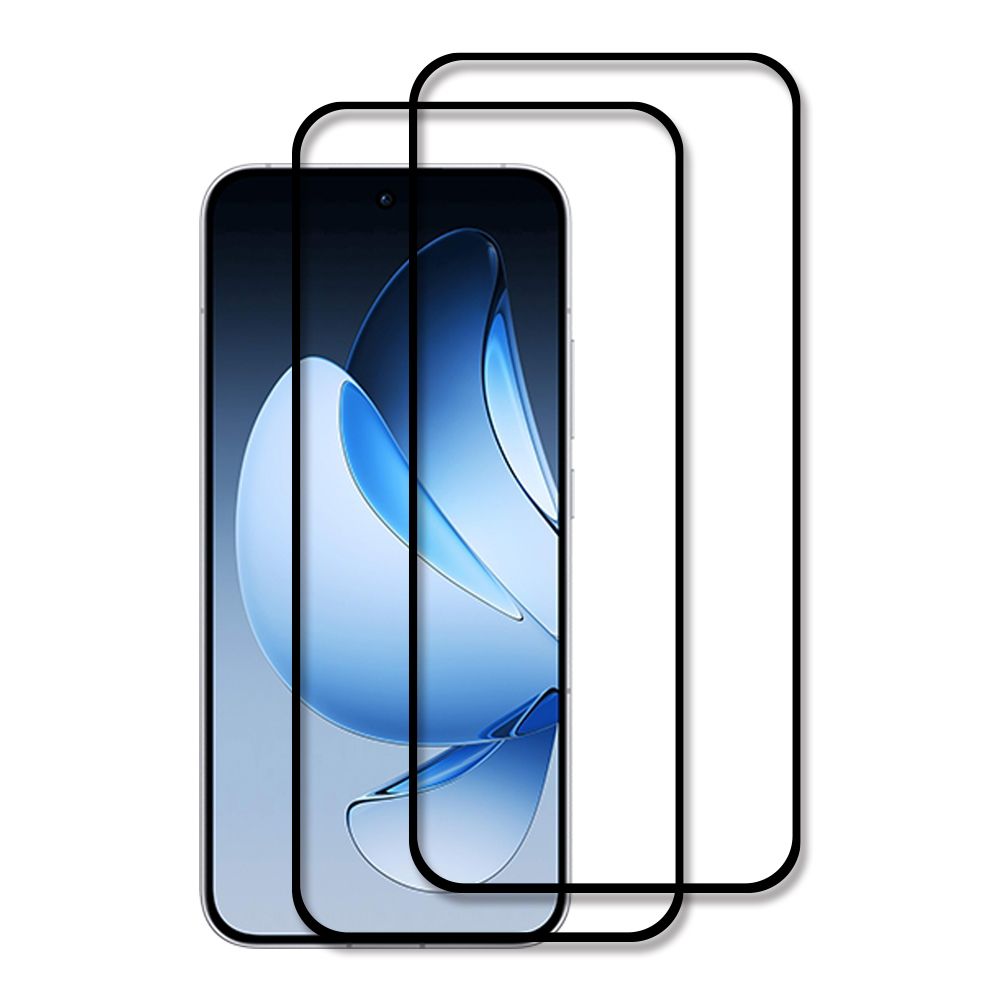 RedMoon OPPO Reno13 5G 手機殼貼4件組 空壓殼-9H玻璃保貼2入+3D全包鏡頭貼