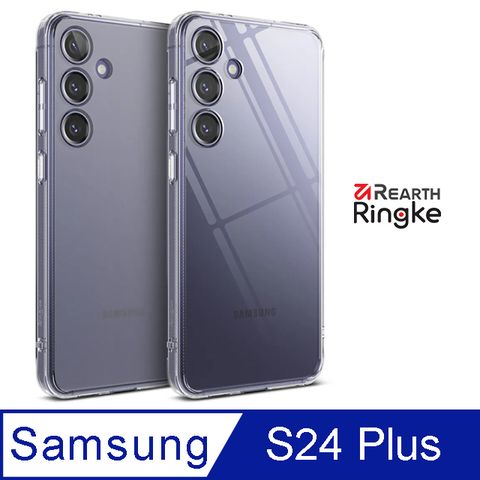 Ringke Fusion三星 Galaxy S24 Plus 透明PC防刮背蓋 + TPU防摔防撞邊框 手機保護殼