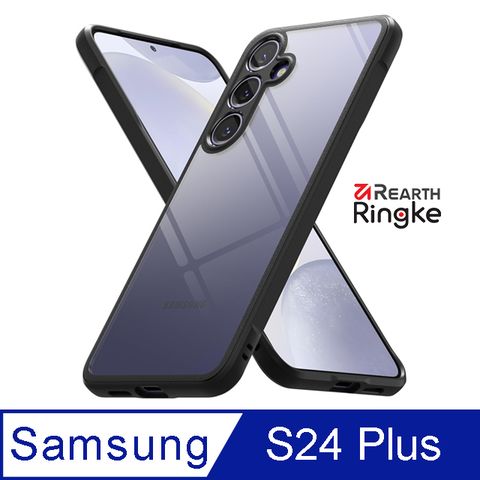 Ringke Fusion Bold三星 Galaxy S24 Plus 透明PC防刮背蓋 + TPU防摔防撞邊框 手機保護殼