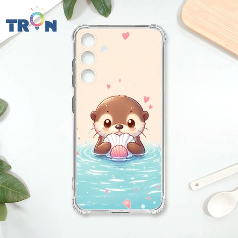 TRON 三星 S24 PLUS 一隻可愛的水獺系列 四角防摔殼 手機殼
