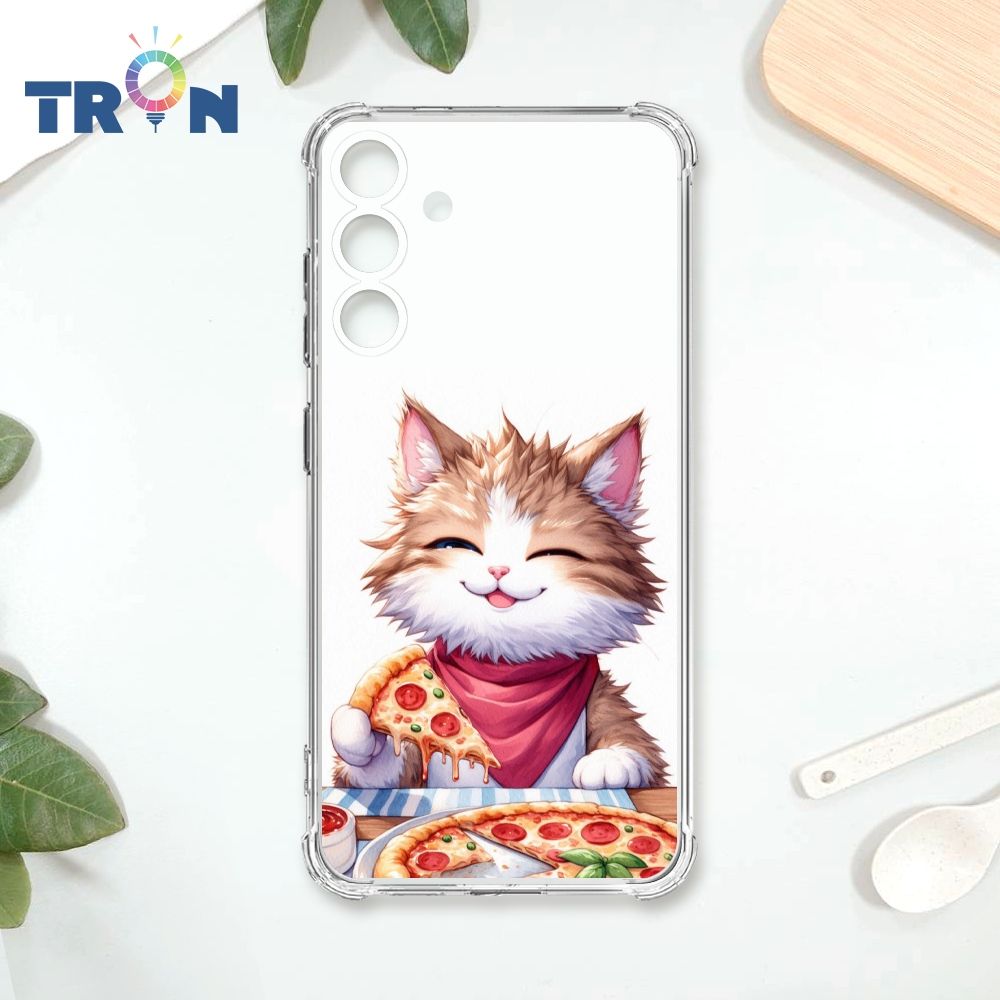  TRON 三星 S24 PLUS 貓咪美食評鑑家 四角防摔殼 手機殼