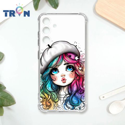 TRON 三星 S24 PLUS 嘟嘴小女孩 四角防摔殼 手機殼