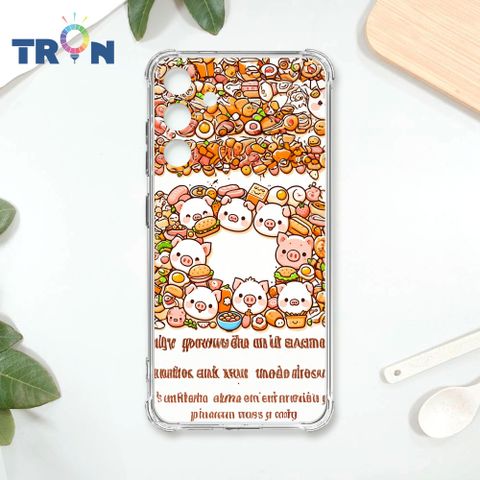 TRON 三星 S24 PLUS 圍繞小豬系列 四角防摔殼 手機殼
