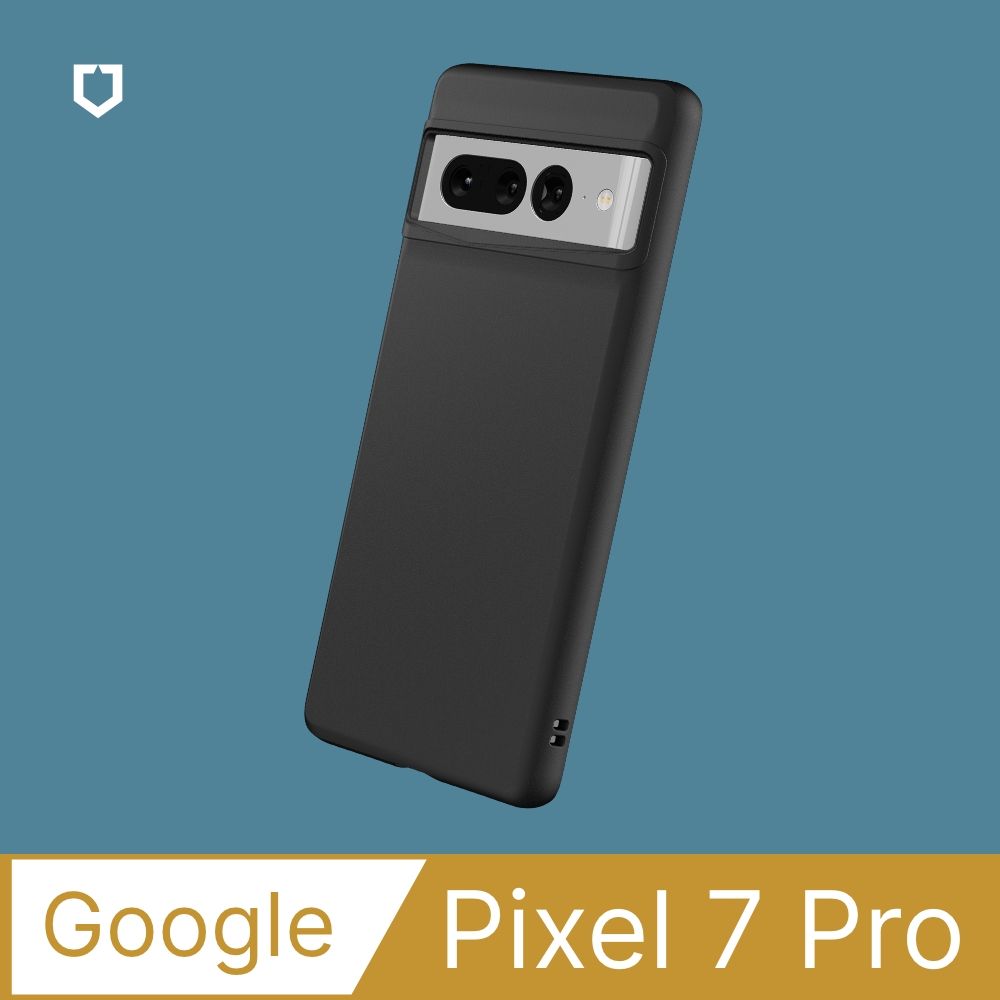 RHINOSHIELD 犀牛盾 Google Pixel 7 Pro (6.7吋) SolidSuit (MagSafe 兼容) 防摔背蓋手機保護殼-經典黑