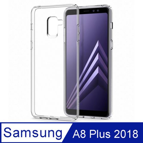 Samsung Galaxy A8+ 2018 高質感雙料材質 TPU軟邊框+PC硬背板 全覆式手機殼/保護套