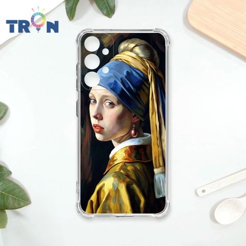 TRON 三星 A33 5G 戴頭巾的少女 四角防摔殼 手機殼