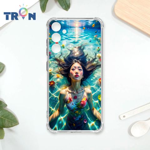 TRON 三星 A33 5G 花海中游泳的少女 四角防摔殼 手機殼