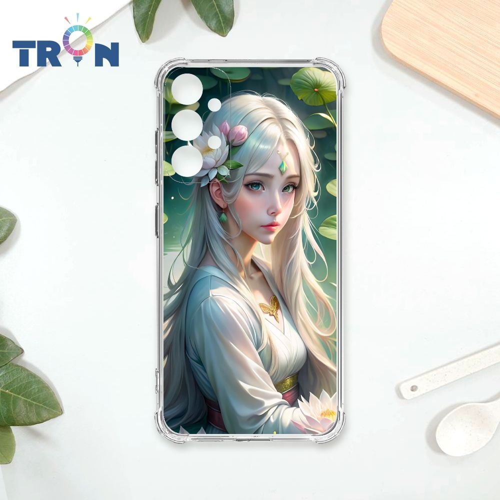  TRON 三星 A33 5G 荷葉中的少女 四角防摔殼 手機殼