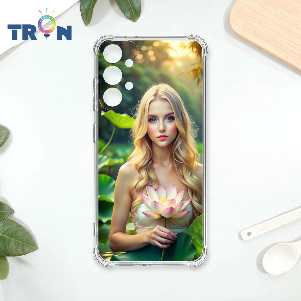  TRON 三星 A33 5G 荷葉中的少女 四角防摔殼 手機殼