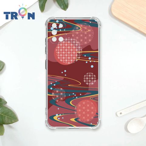 TRON 三星 A31 日系和風圓點星河系列 四角防摔殼 手機殼