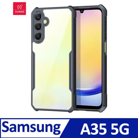 XUNDD 訊迪 SAMSUNG Galaxy A35 5G 防摔保護軟殼 炫酷黑