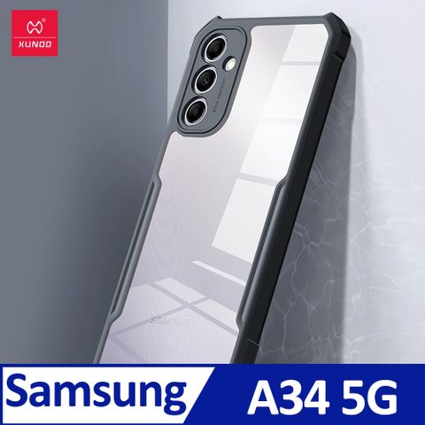 XUNDD 訊迪 SAMSUNG Galaxy A34 5G 防摔保護軟殼 炫酷黑