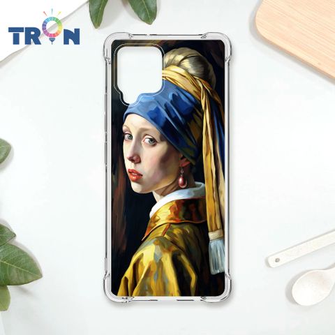 TRON 三星 A42 戴頭巾的少女 四角防摔殼 手機殼