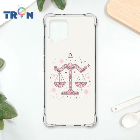 TRON 三星 A42 粉色系可愛星座 四角防摔殼 手機殼