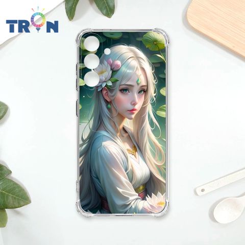 TRON 三星 A15 5G 荷葉中的少女 四角防摔殼 手機殼