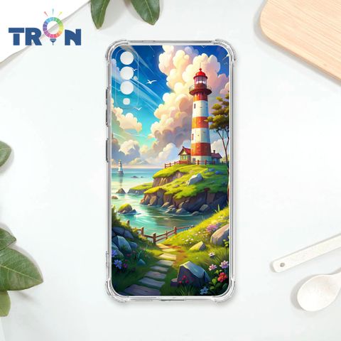 TRON 三星 A70 遙望的燈塔 四角防摔殼 手機殼