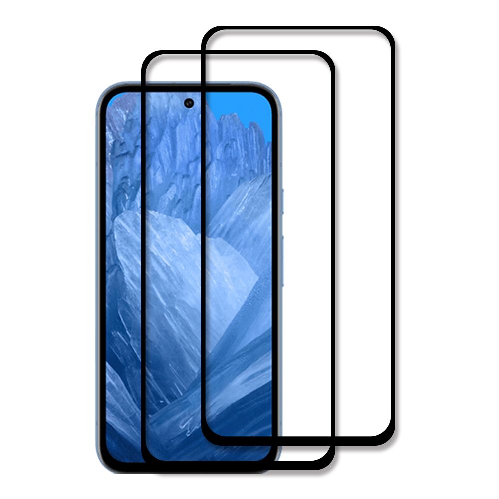 RedMoon Pixel 8a 手機殼貼3件組 鏡頭全包覆空壓殼-9H玻璃保貼2入