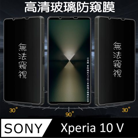 [Glass] SONY Xpeia 10 V 防窺高清玻璃螢幕保護貼