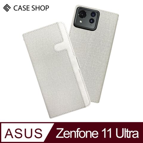 CASE SHOP ASUS Zenfone 11 Ultra 前收納側掀皮套➟內襯卡片夾層，實用性大增