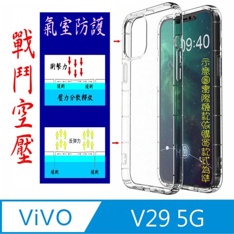 空壓氣墊防摔保護套/空壓殼 For: vivo V29 5G