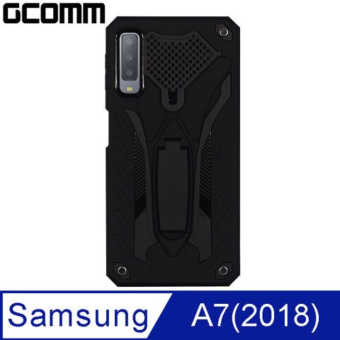 GCOMM Solid Armour 防摔盔甲保護殼 Galaxy A7(2018) 黑盔甲