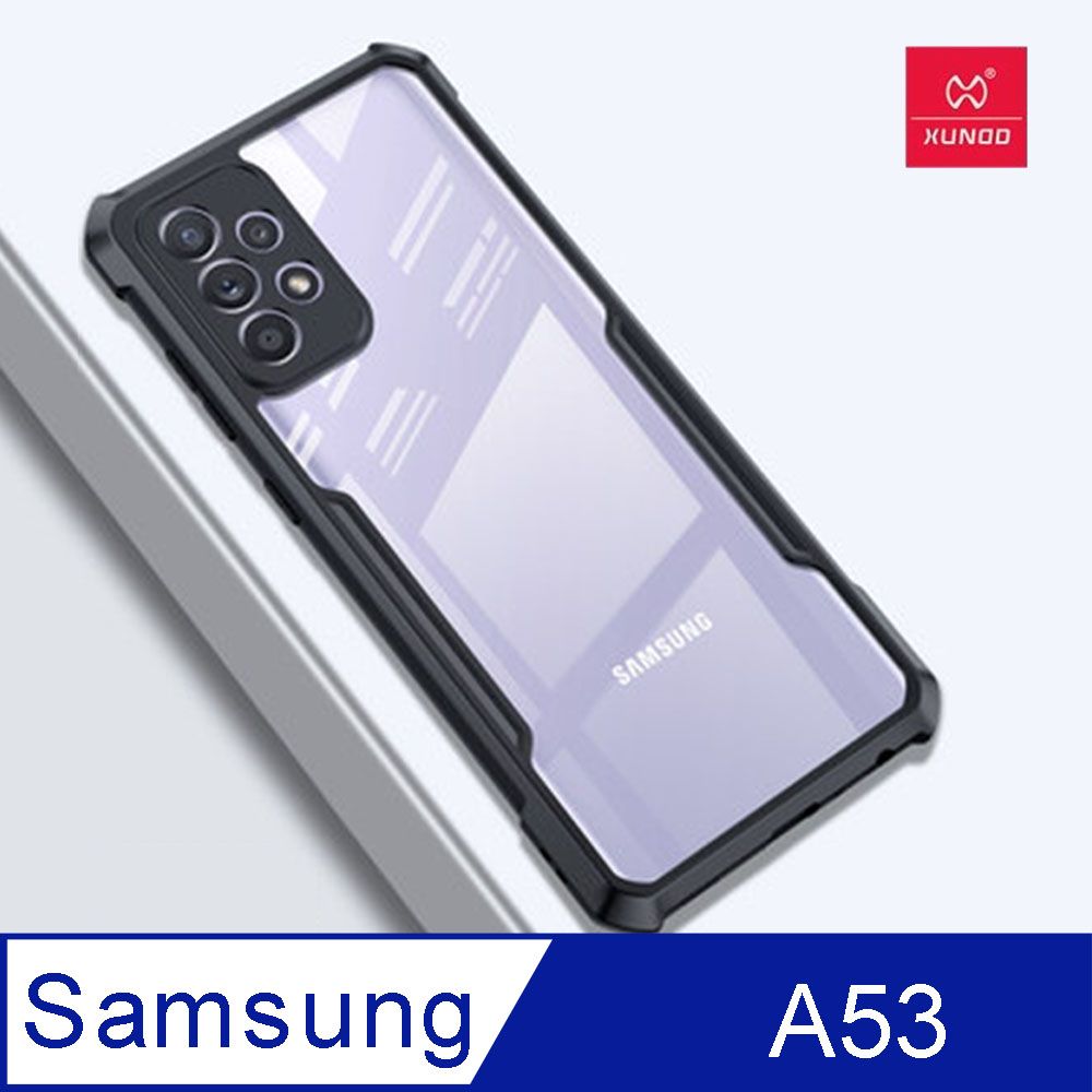 XUNDD 訊迪  甲蟲系列 SAMSUNG Galaxy A53 防摔保護軟殼 炫酷黑